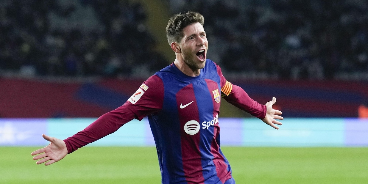 Sergi Roberto restituisce la vittoria al Barcellona: 3-2 all’Almeria