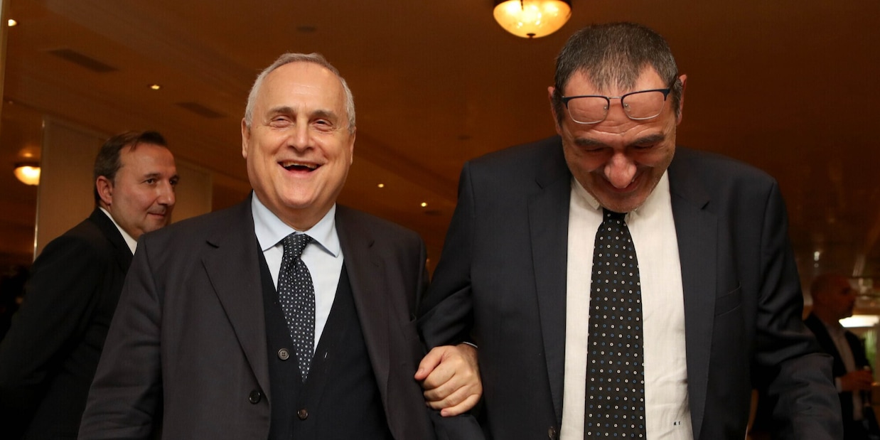 Lotito e Sarri: per il futuro della Lazio serve un patto di mercato