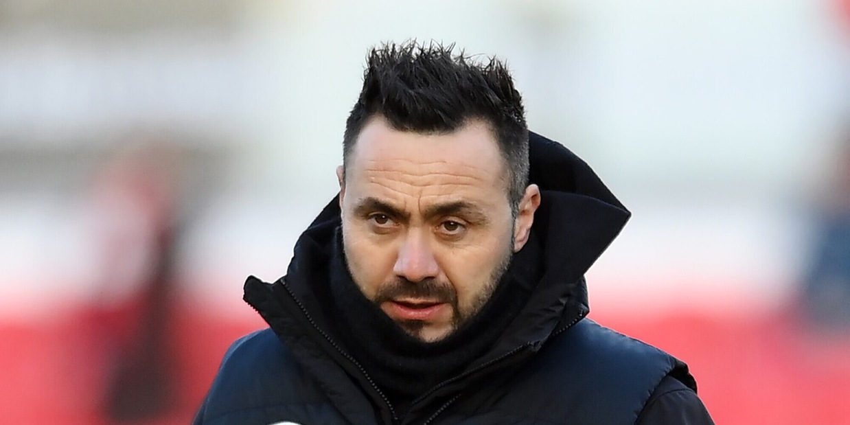 De Zerbi sul sorteggio con la Roma: "Stimo De Rossi ma..."