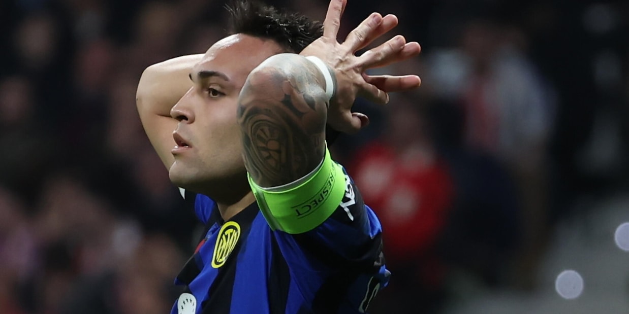 Incredibile Lautaro in Atletico Madrid-Inter, rigore calciato malissimo VIDEO