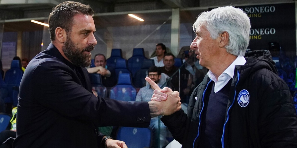 Gasperini e la frase rivolta a De Rossi durante il saluto prima di Atalanta-Roma