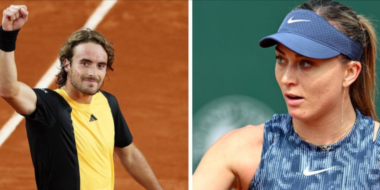 Roland Garros in famiglia per Tsitsipas: con il fratello e la fidanzata Badosa in doppio