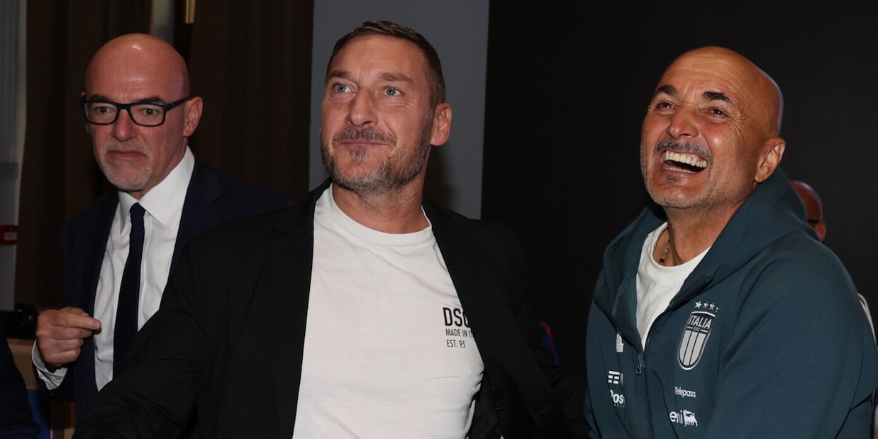 Totti e la battuta su Dimarco: "Lo avrei fatto uscire subito. Scamacca è una bestia"