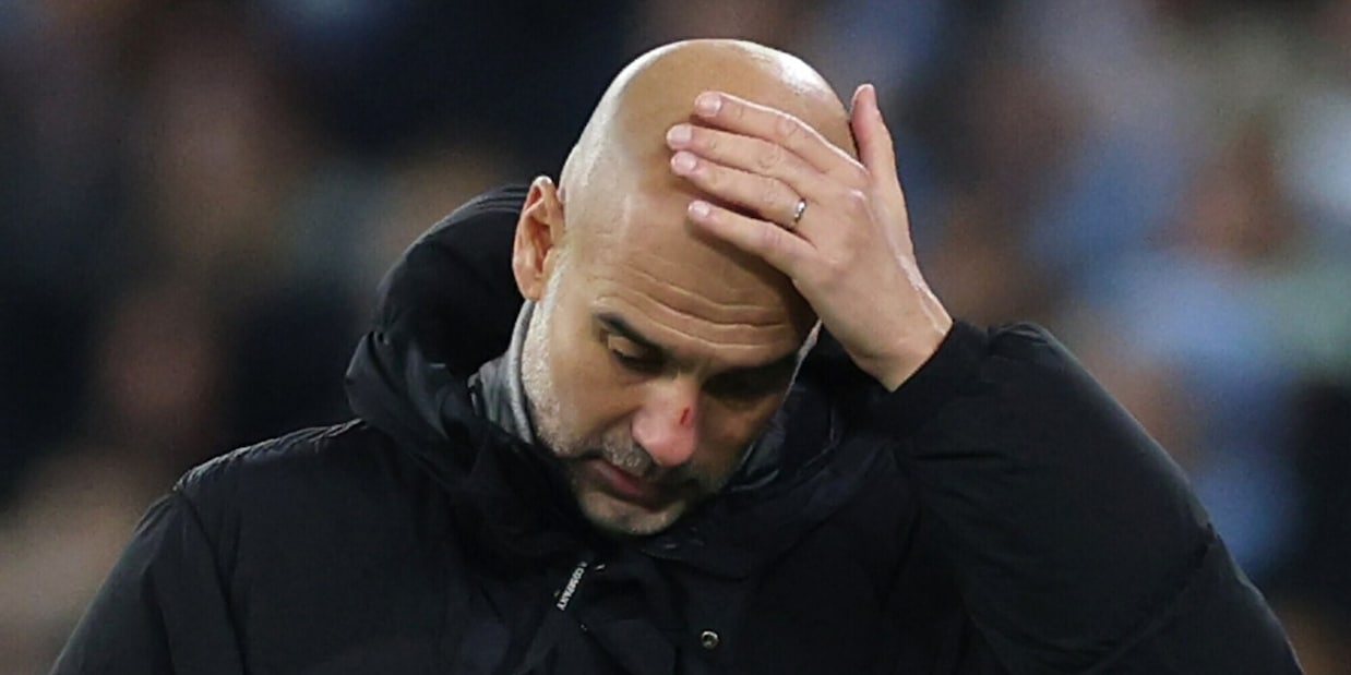 Guardiola, i graffi e i gesti del corpo: "Non ha la più pallida idea di come uscire dalla crisi"