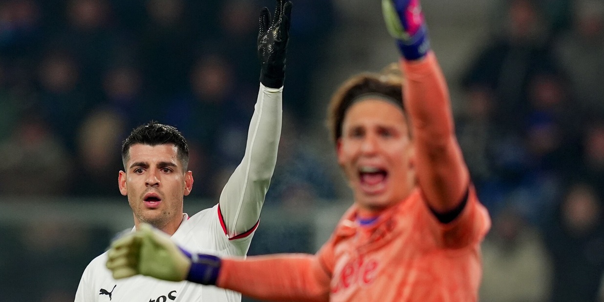 Moviola Atalanta-Milan: giusto annullare il gol dell'1-0 a Morata, il motivo