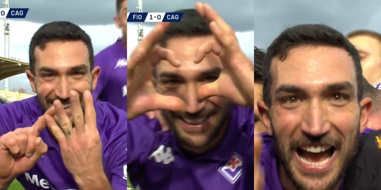 Cataldi, gol e dedica. Fonte foto: Corrieredellosport.it