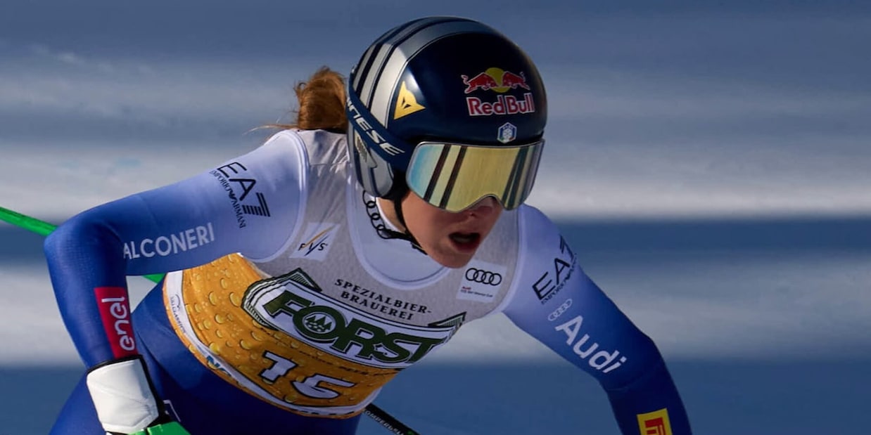 Trionfo Brignone nel superG Cortina: Goggia settima, Curtoni quarta