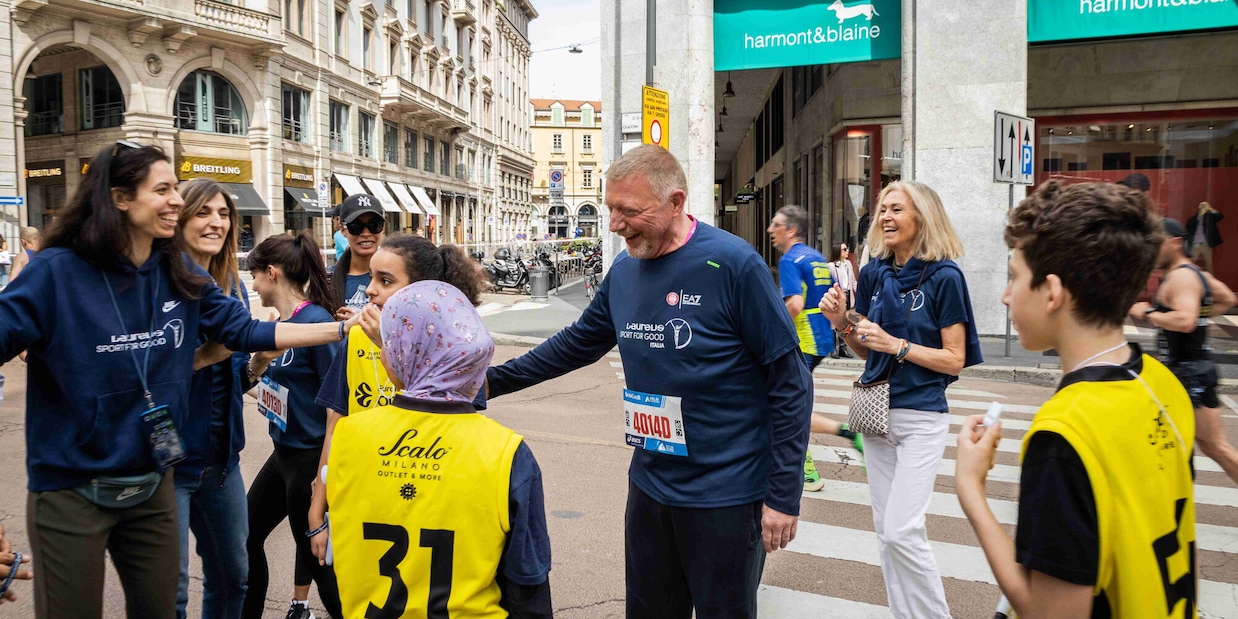 Family Run&Friends, con Boris Becker e Fondazione Laureus Italia, si corre in sostegno di bambini e ragazzi con lo sport
