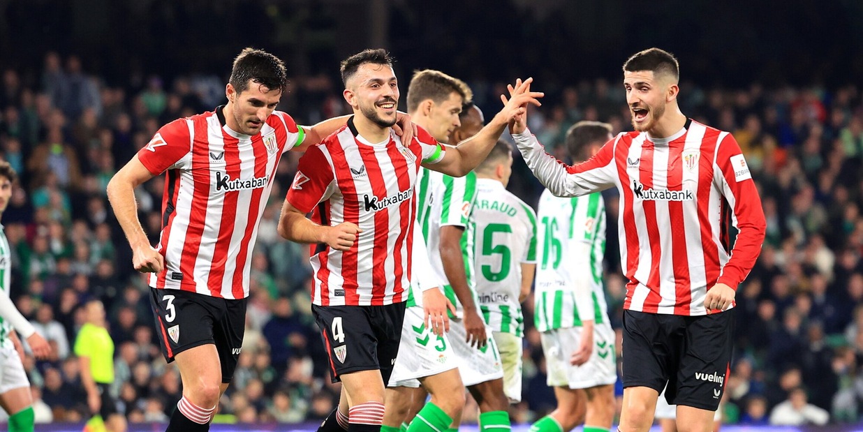 Liga, l' Athletic Bilbao agguanta il Betis: sorridono Valencia e Osasuna