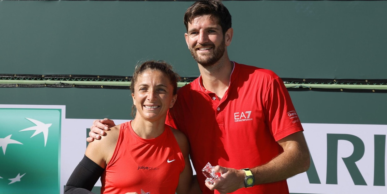 Errani-Vavassori trionfano nel doppio misto a Indian Wells: l'Italia del tennis torna a vincere