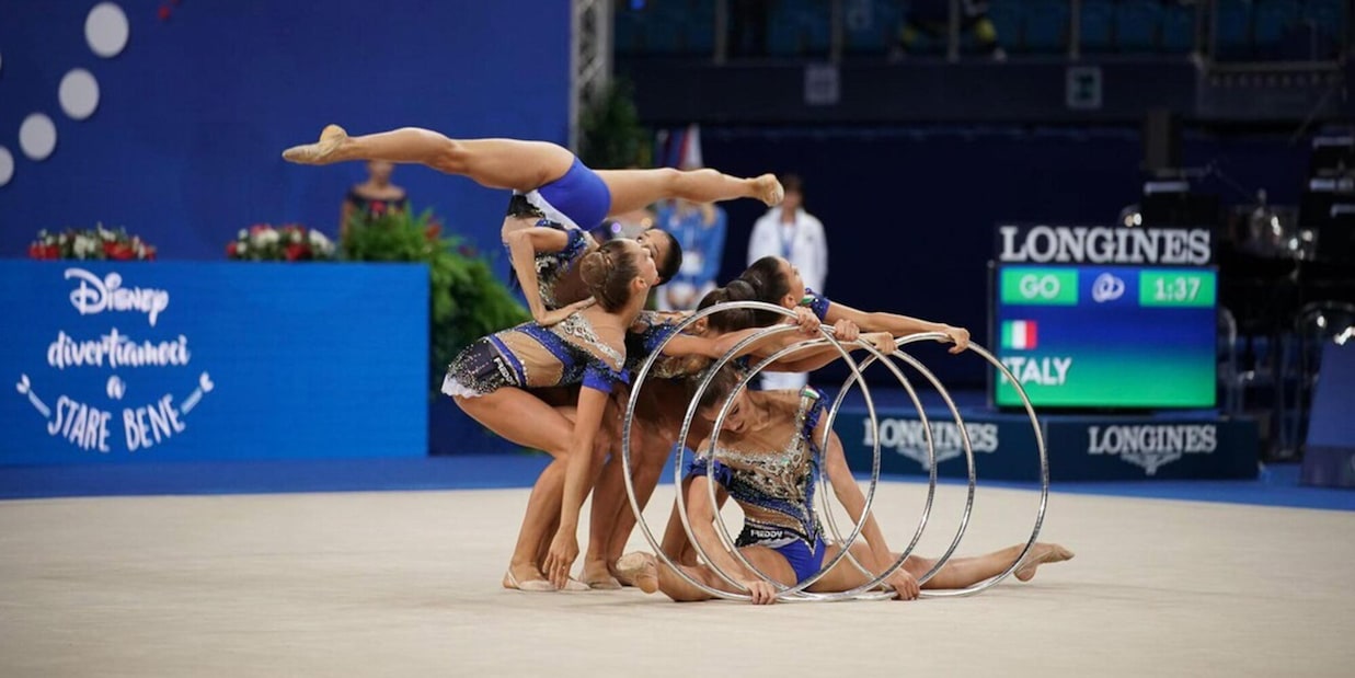 Europei Ritmica, le Farfalle azzurre d'argento