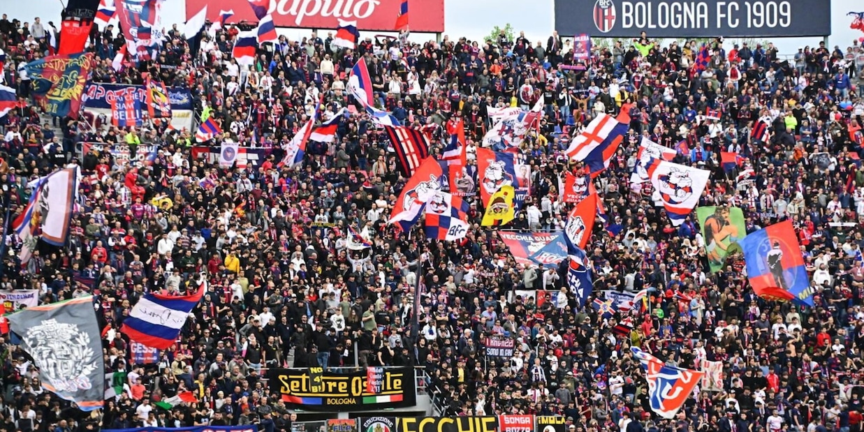Bologna da record: in 30mila a Roma per la finale di Coppa Italia