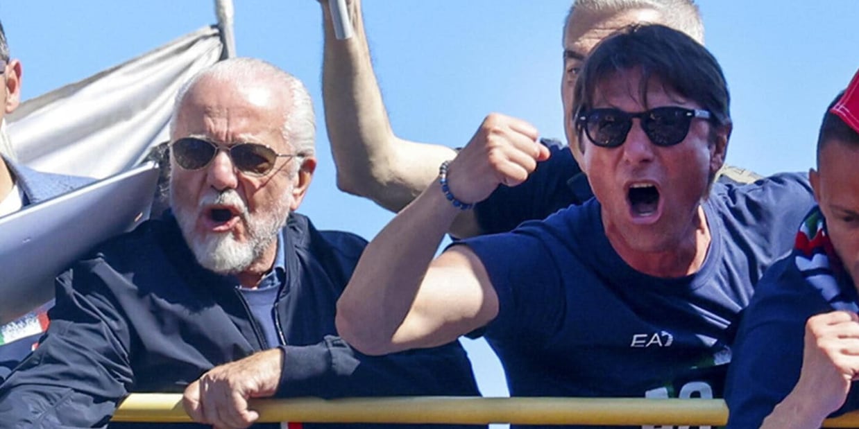 Gli auguri social di De Laurentiis a Conte: "Da me, la mia famiglia e da tutto il Calcio Napoli" Gli auguri social di De Laurentiis a Conte: "Da me, la mia famiglia e da tutto il Calcio Napoli"