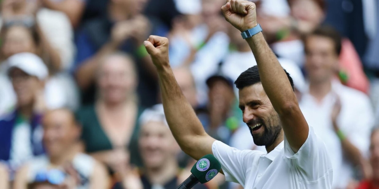 Wimbledon, Djokovic incanta e punta la semifinale con Sinner
