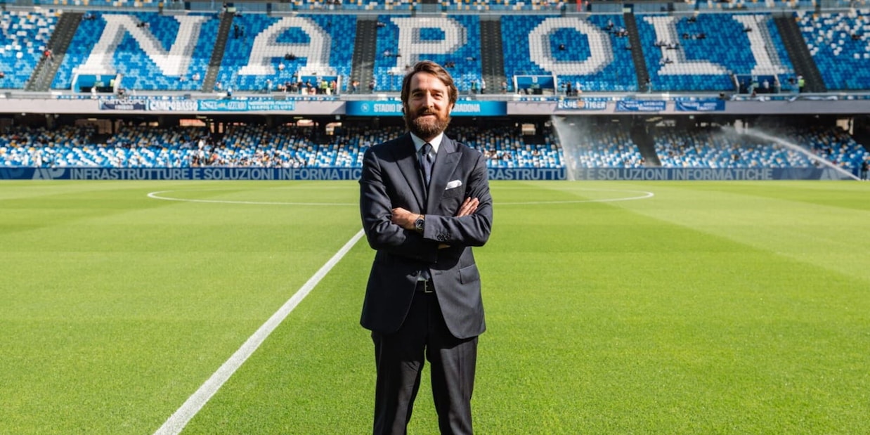 Tommaso Bianchini è il nuovo Direttore Generale dell'Area Business del Napoli: il messaggio di De Laurentiis