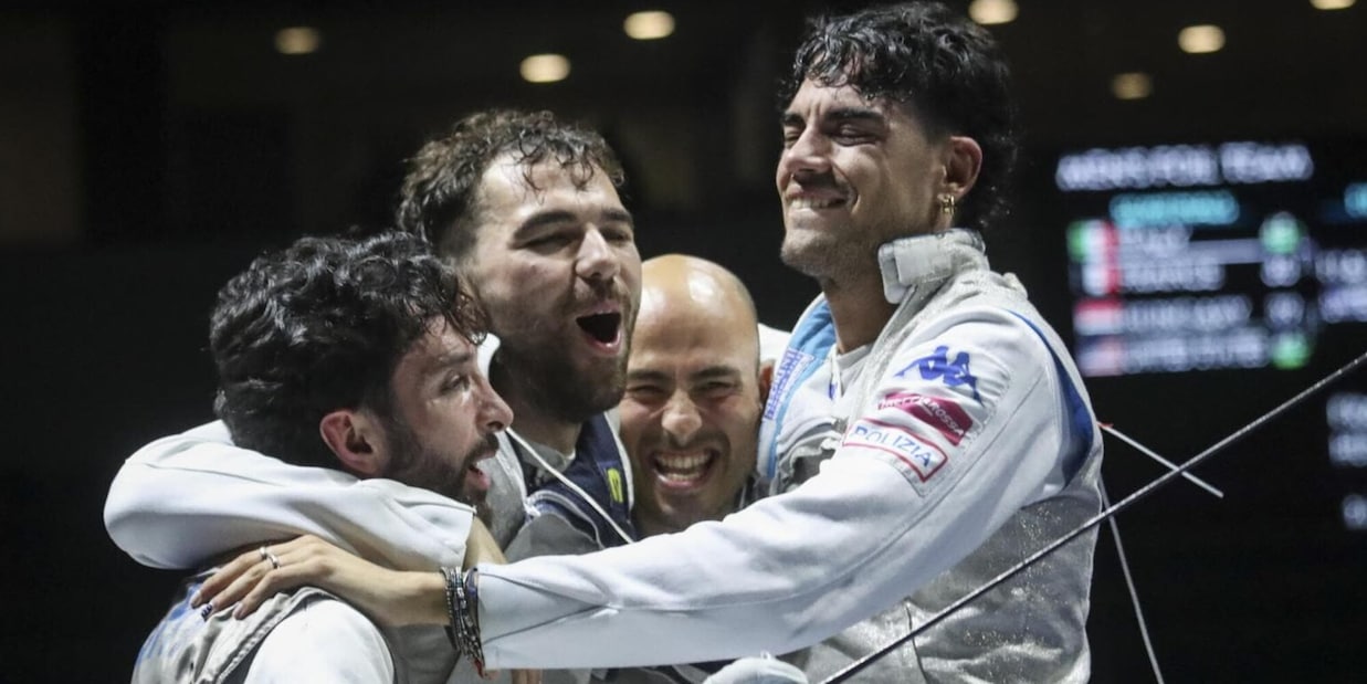 
Straordinaria Italia nel fioretto maschile: Marini e compagni sono campioni del mondo
