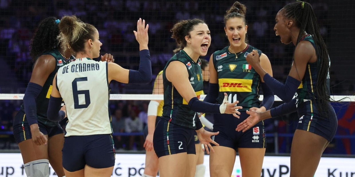 È grande Italia: le azzurre battono 3-1 il Brasile e conquistano la Nations League!