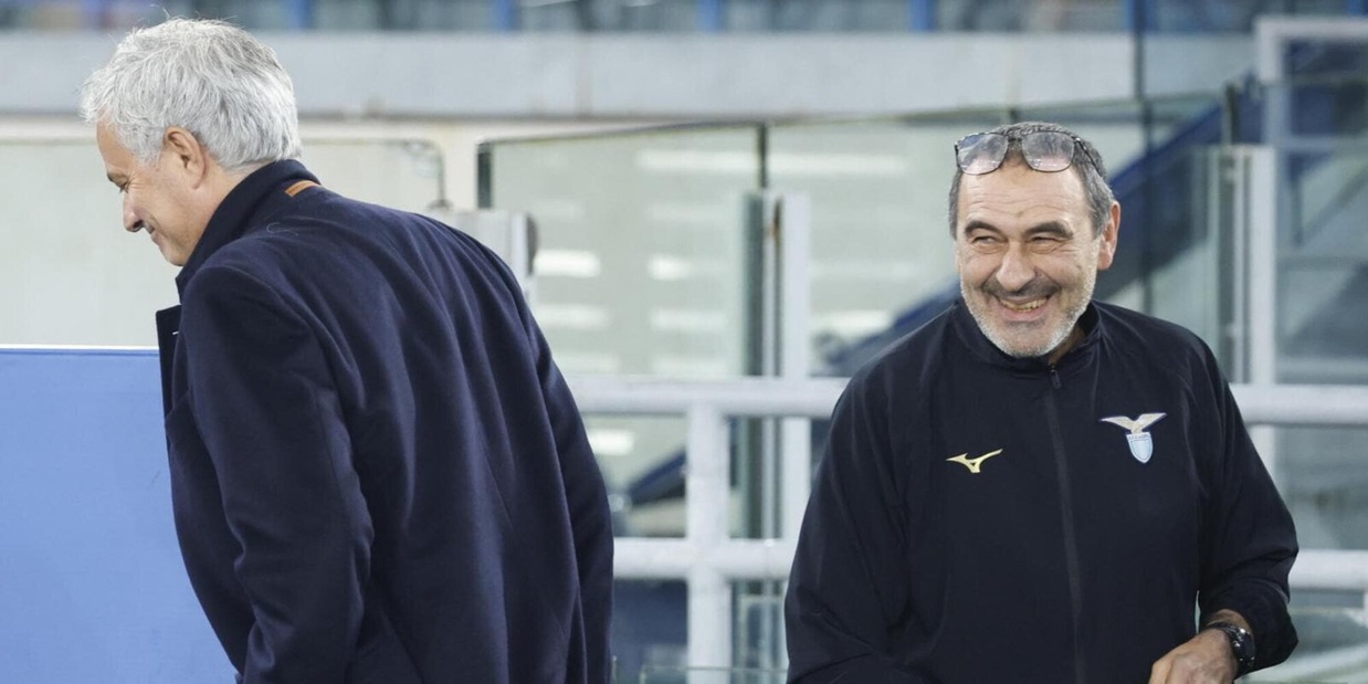 Sarri-Mourinho, abbracci e frecciate. La storia di un derby che ora è amichevole 