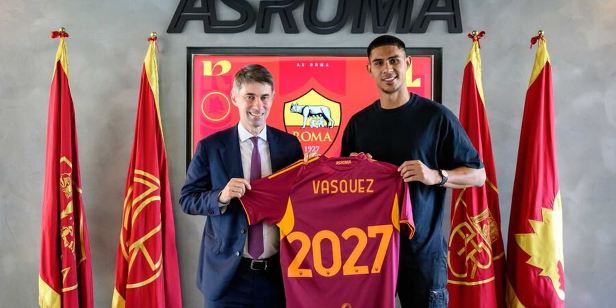 Roma, ufficiale l'acquisto di Vasquez: contratto di due anni Roma, ufficiale l'acquisto di Vasquez: contratto di due anni
