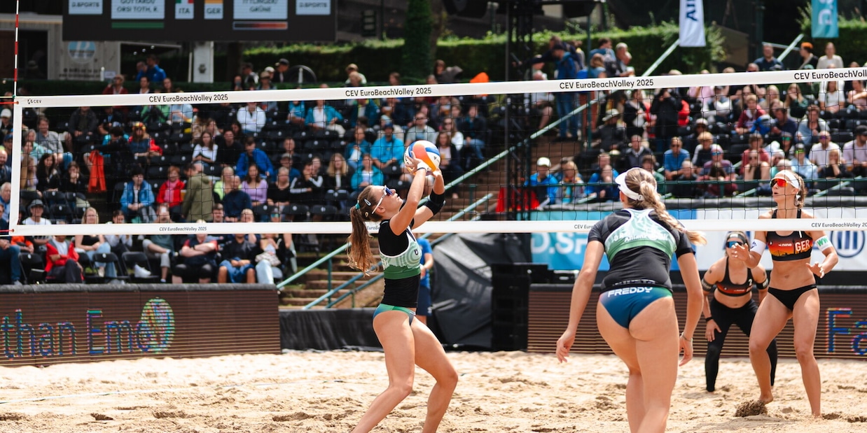 Beach volley: europei, Gottardi/Orsi Toth si arrendono ai quarti
Beach volley: europei, Gottardi/Orsi Toth si arrendono ai quarti
