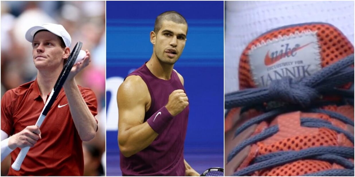 Sinner e la gag su Alcaraz in conferenza: "Quanto tempo abbiamo?". E le sue scarpe diventano virali