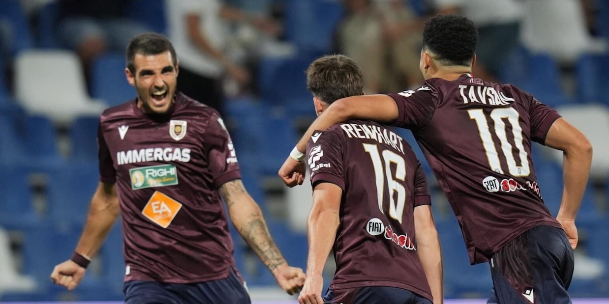 Reggiana-Empoli 3-1: Popov illude i toscani, che poi crollano in nove uomini