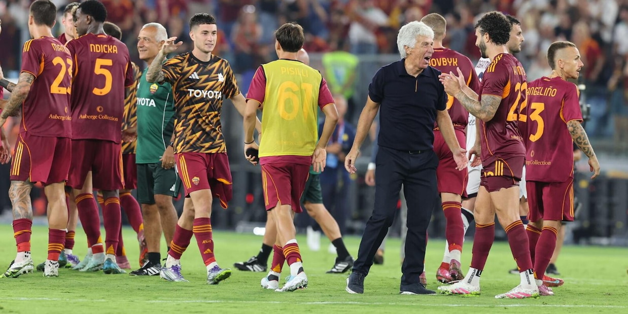 Roma, sei punti con i soliti noti: Gasperini ha usato solo 16 calciatori