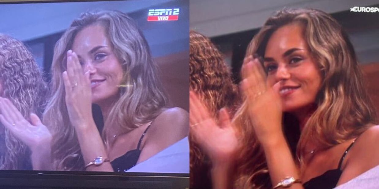 Le telecamere pizzicano Laila Hasanovic in tribuna per Sinner, la reazione dei social