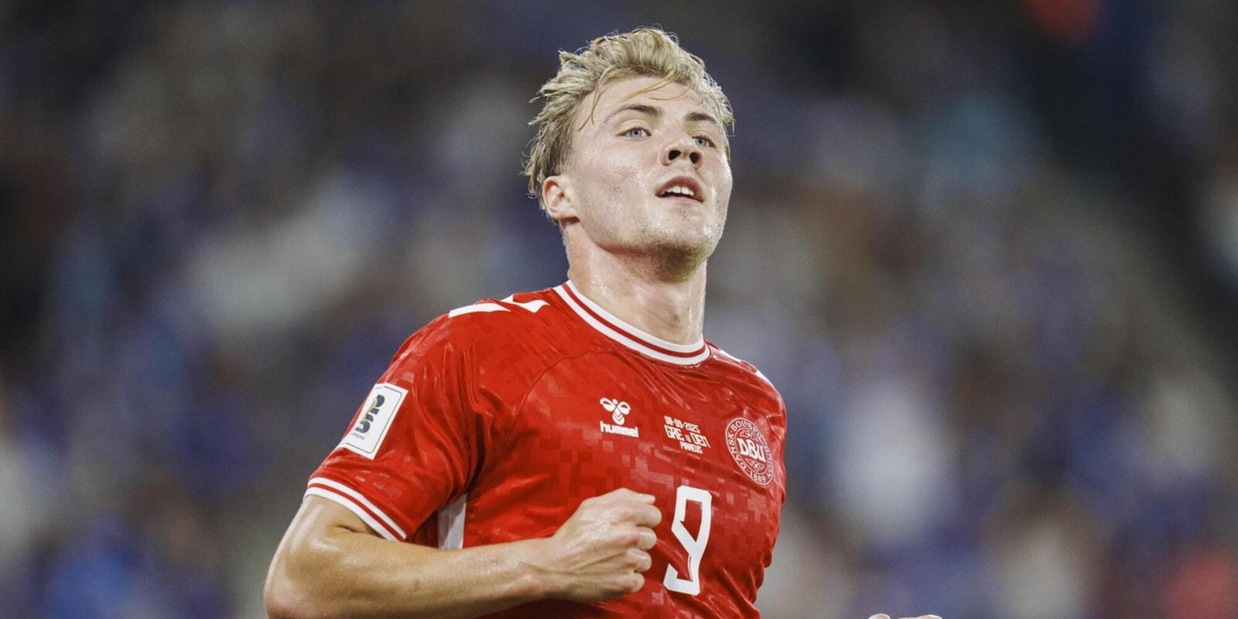 Hojlund corre già per il Napoli dopo il gol alla Grecia