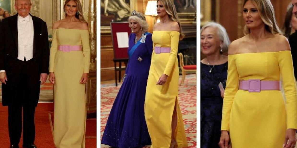 Melania Trump, l'abito giallo fa scalpore ma nasconde un messaggio importante