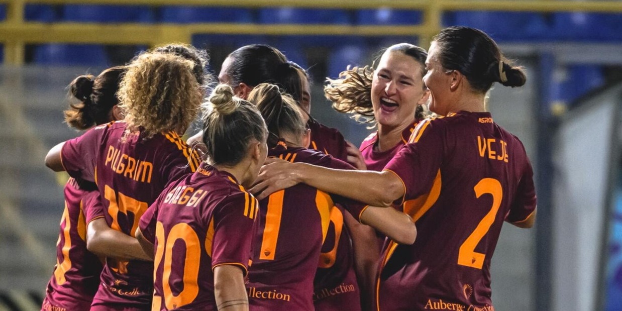 Roma-Lazio 3-0: le giallorosse dominano il derby e volano in finale nella Serie A Women's Cup