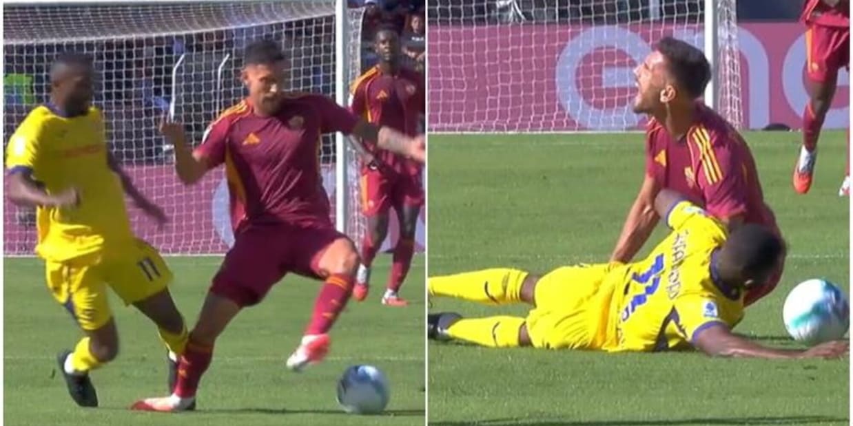 Akpa Akpro già ammonito, fallo da dietro su Pellegrini e niente espulsione: tifosi della Roma furiosi sui social