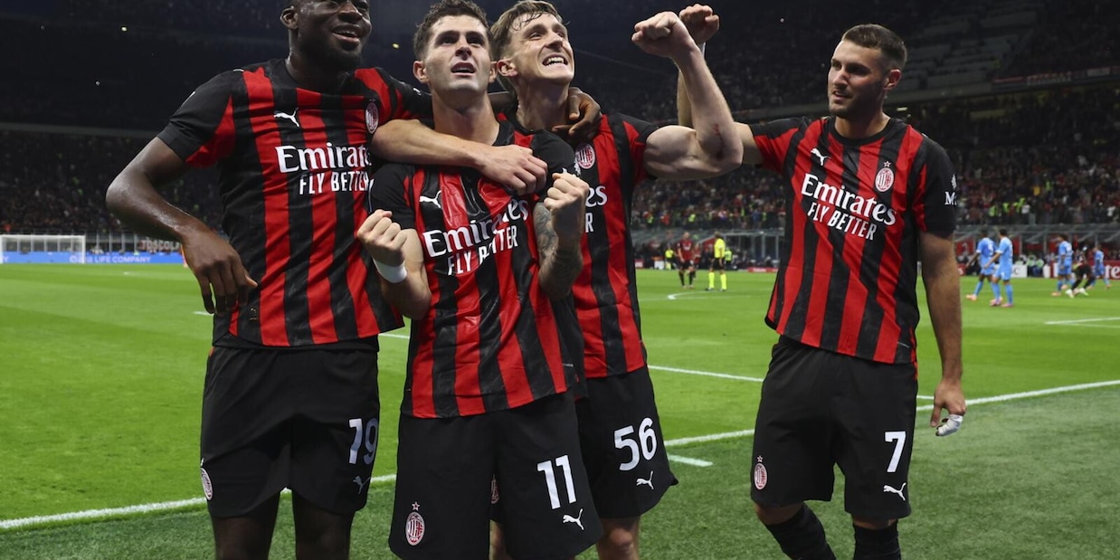 Milan-Napoli 2-1: Pulisic show, Allegri in vetta con Conte e Gasperini