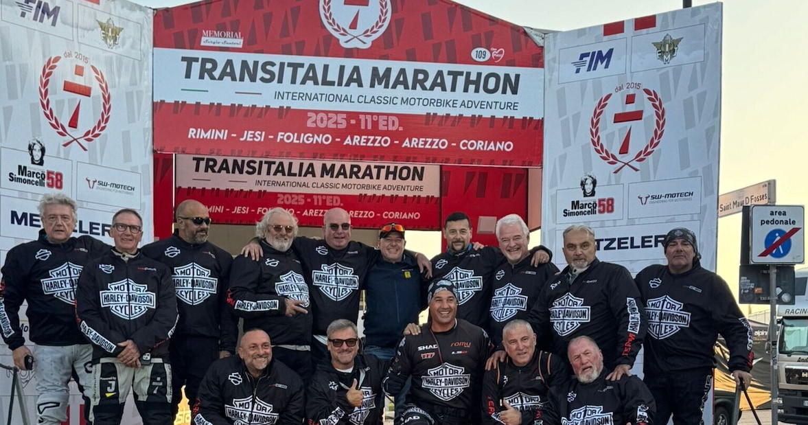 Harley-Davidson al debutto storico alla Transitalia Marathon 2025