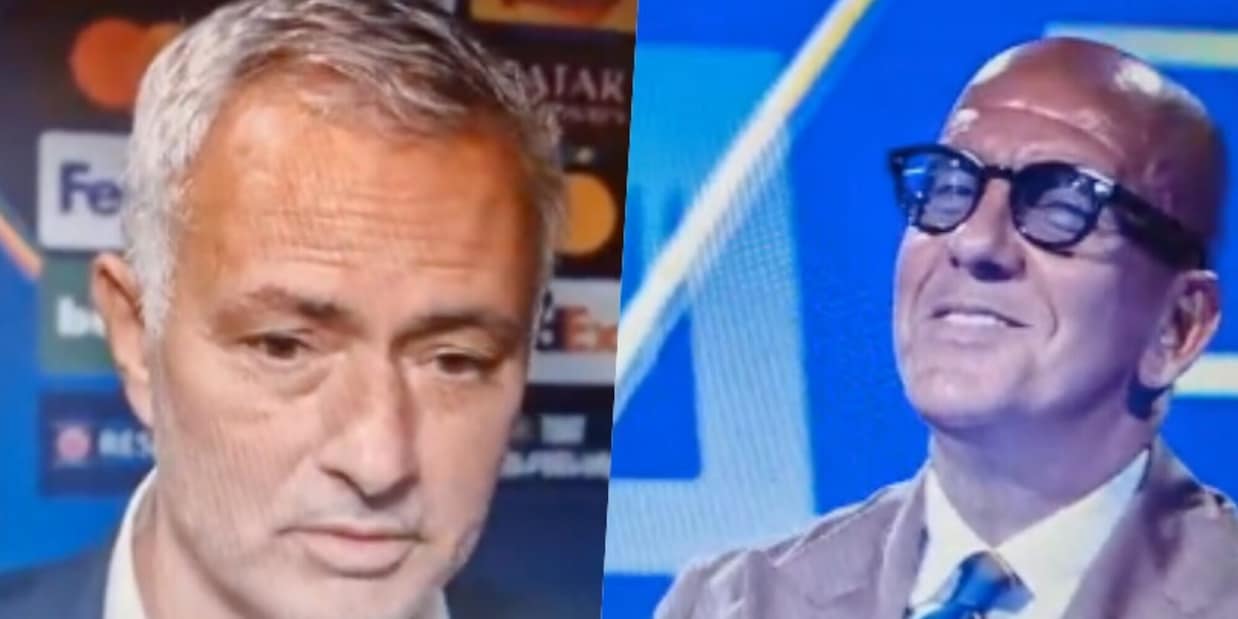 Mourinho, che stoccata a Di Canio in diretta: "Sarà contento che ho perso..."