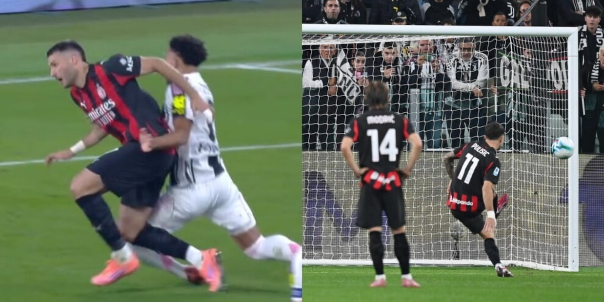 La moviola di Juve-Milan: Guida sereno, ci sta il rigore su Gimenez