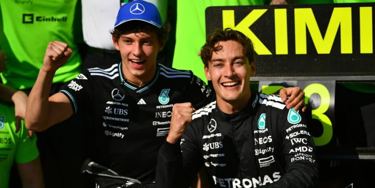 F1, Mercedes conferma Russell e Antonelli anche nel 2026