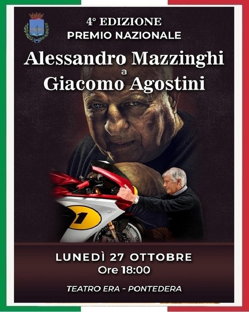
            
            Il premio 'Mazzinghi' assegnato a Giacomo Agostini
          