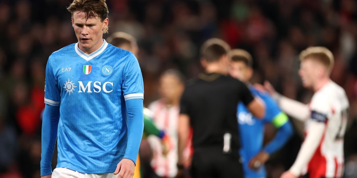 Psv Eindhoven-Napoli, top e flop di McTominay e compagni