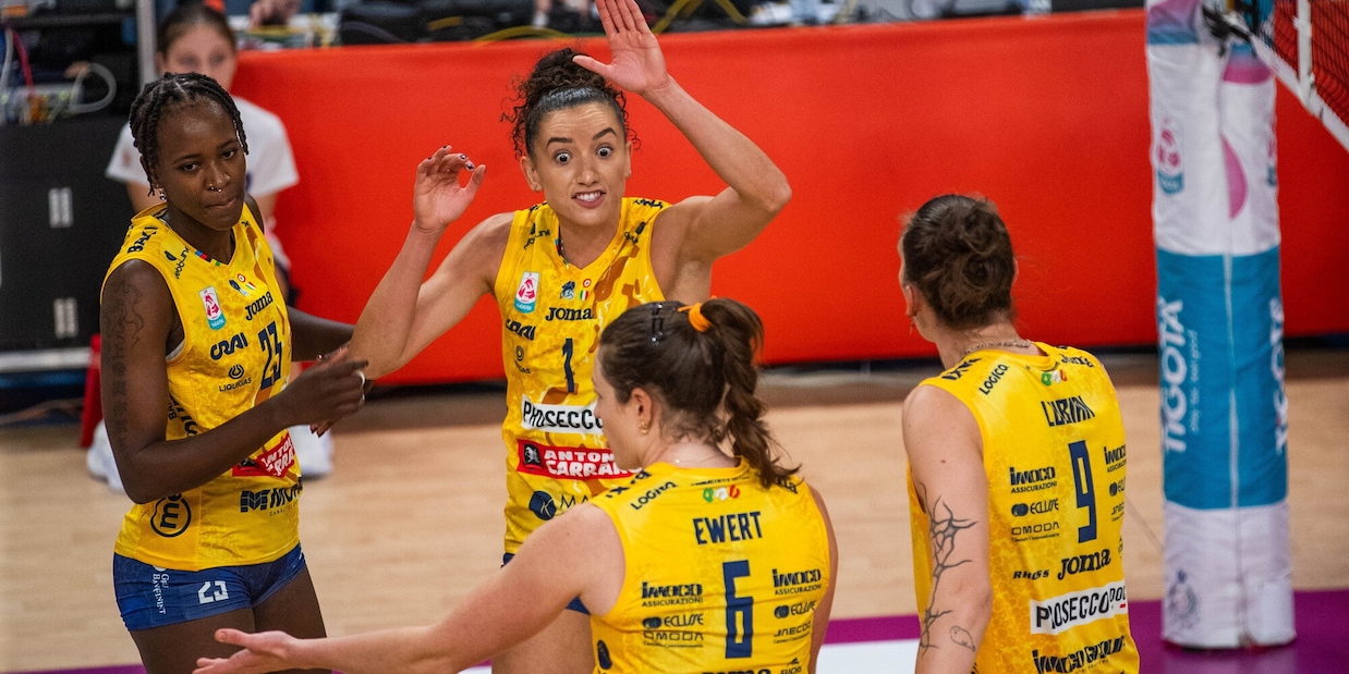 Conegliano domina l'anticipo contro Monviso