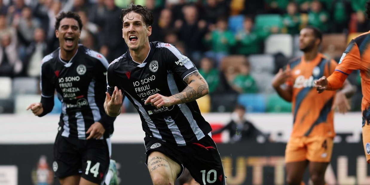 Zaniolo lancia l'Udinese: Atalanta ko, prima sconfitta per Juric