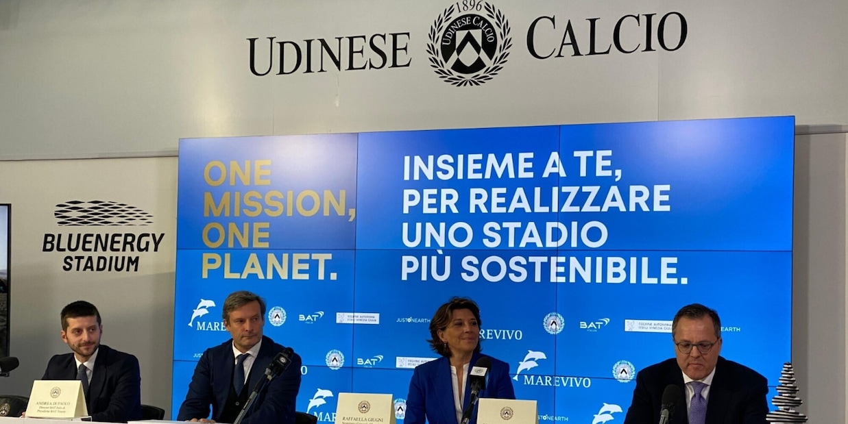 L'Udinese ha inaugurato il primo settore senza fumo al Bluenergy Stadium
