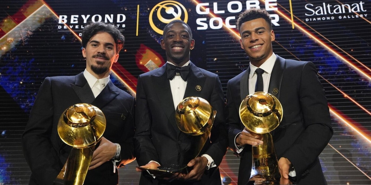 Globe Soccer Awards, il Paris Saint Germain domina la scena: Dembelé miglior giocatore