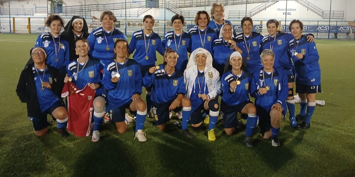 Nazionale Suore, benedetto il calcio per passione