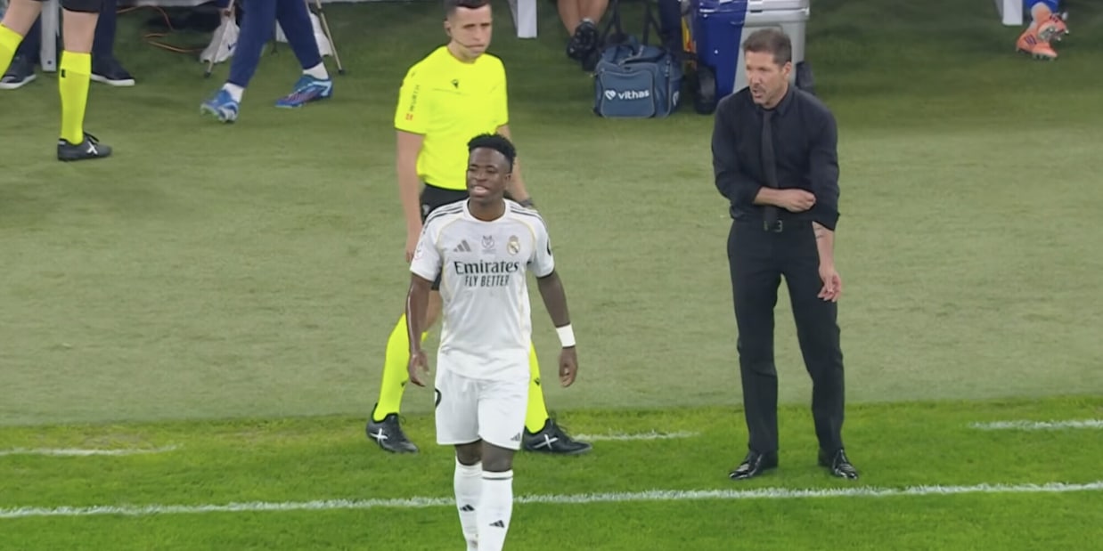 Clamoroso battibecco tra Simeone e Vinicius: "Il Real Madrid ti caccerà"
