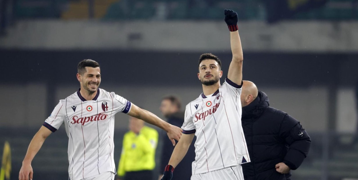 Il Bologna rompe il digiuno e batte il Verona 3-2: magia di Orsolini