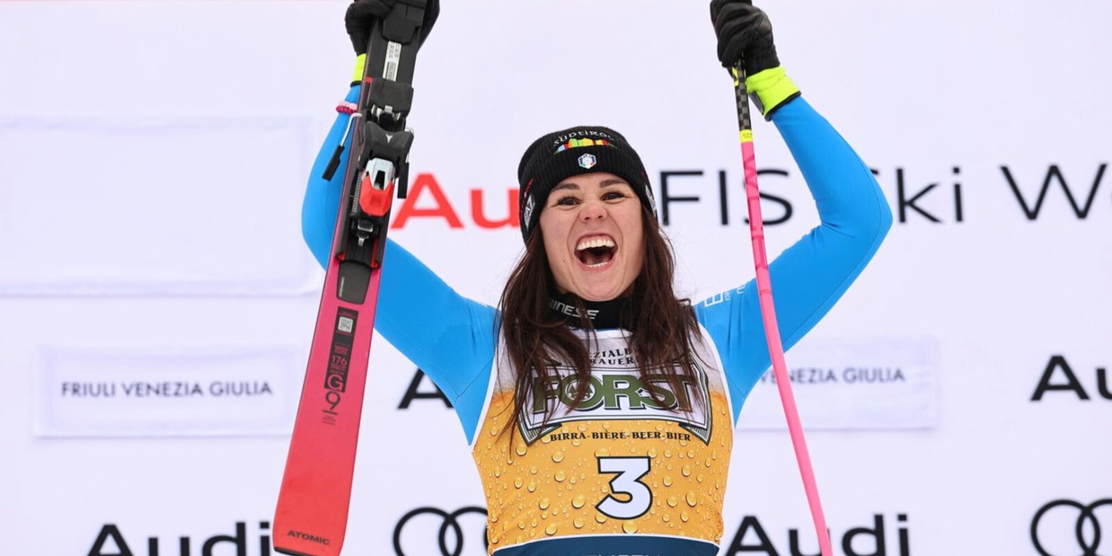 Nicol Delago da sogno, prima vittoria nella discesa di Tarvisio! Goggia chiude solo 11a