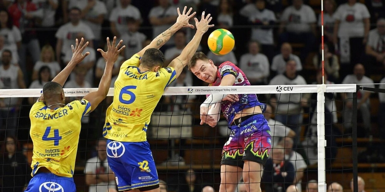 Champions League: Perugia batte il Las Palmas e resta in vetta alla Pool C