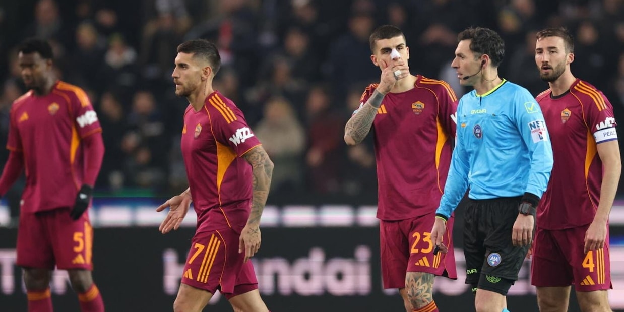 La moviola di Udinese-Roma 1-0: tante ammonizioni di Sacchi, ma gli errori veri non ci sono
