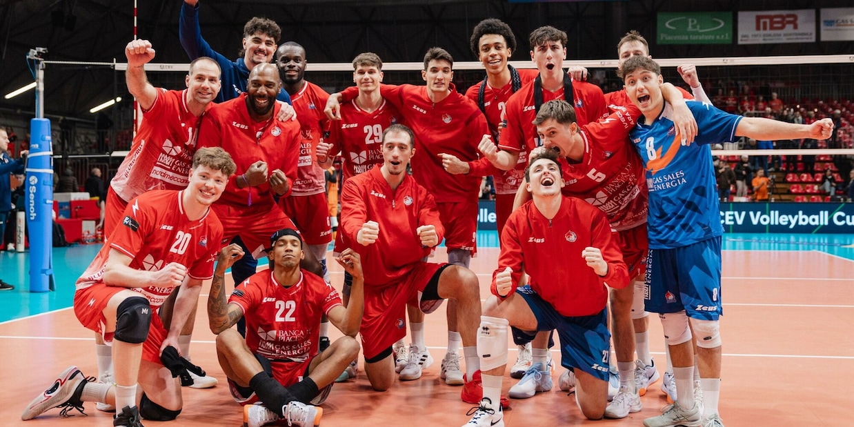 Cev Cup: Piacenza missione compiuta, quarti in tasca